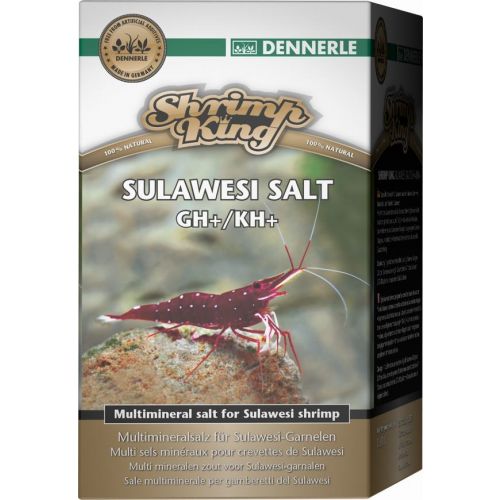 Dennerle Shrimp King Sulawesi Salt GH+/KH+ 200 gram