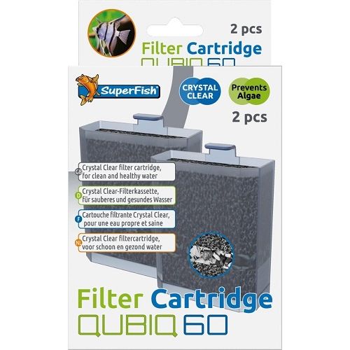 SuperFish QubiQ 60 Filter Cartridge 2 stuks