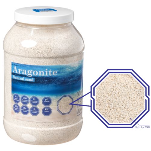 DVH Aquatic Aragonite Natural Sand 2,8 KG 0,3-1,2 mm