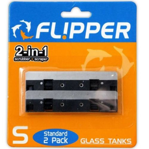 Reserve mesjes Flipper Cleaner Standaard 2 stuks RVS