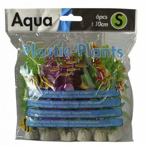 SuperFish Small Aqua Plastic Plants 10 cm - 6 stuks